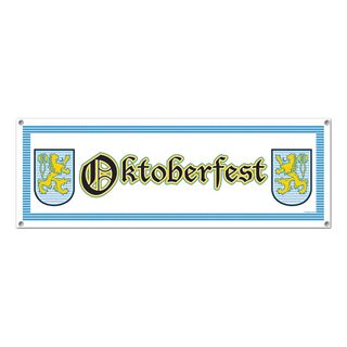 Banner Oktoberfesten Hvid