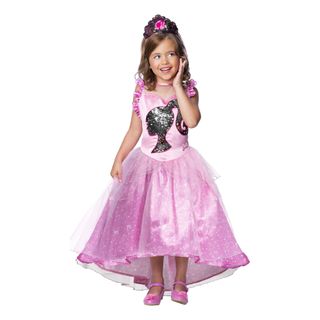 Barbie Prinsesse Pailletter Børnekostume