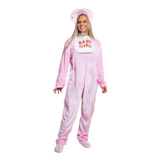 Big Baby Lyserød Kostume