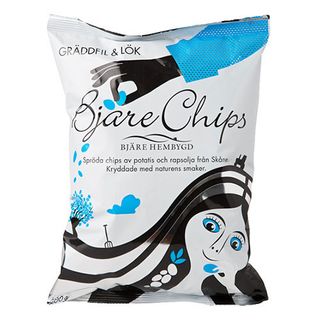 Bjäre Chips Creme Fraiche & Løg