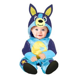 Blå Hund Baby Kostume