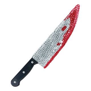 Blodig Kniv med Strass