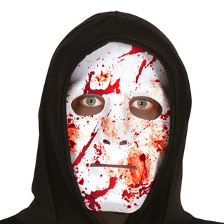 Blodig Maske Hvit