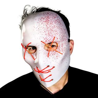 Blodig Hvid Maske