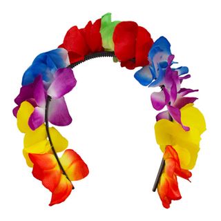 Blomsterdiadem Flerfarvet
