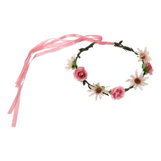 Blomsterkrans Lyserød/Hvid