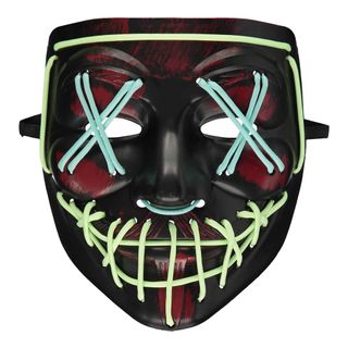 Blood Splatter Sort/Grøn Maske