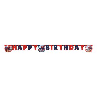 Bogstavguirlande Happy Birthday Spiderman redde dagen!