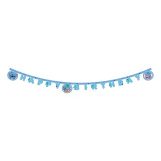 Bogstavguirlande Happy Birthday Stitch & Angel