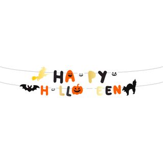 Bogstavsguirlande Happy Halloween