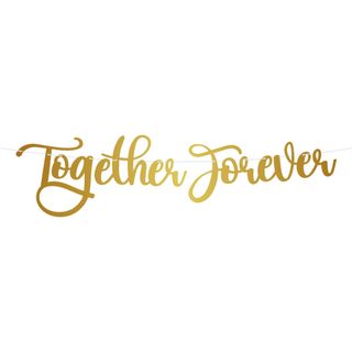 Bogstavsguirlande Together Forever