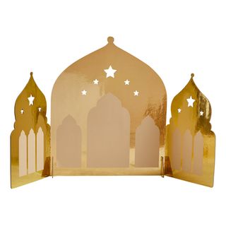 Borddekoration Eid Mubarak Tempel Guld