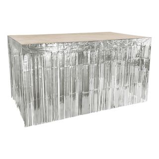 Bordskørt Metallic Sølv