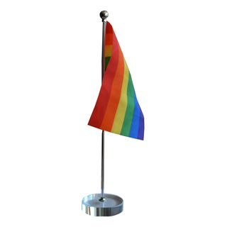 Bordflag Regnbue