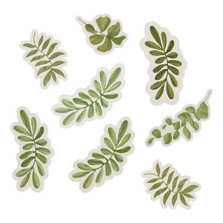 Bordskonfetti Grønne Blade Botanic