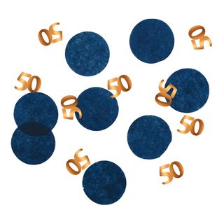 Bordkonfetti Happy 50th True Blue
