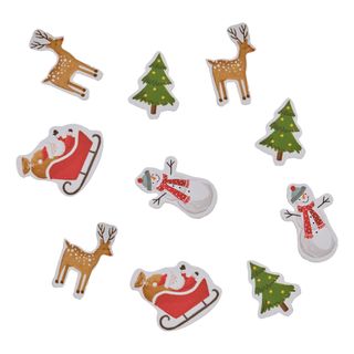 Bordkonfetti Julefigurer