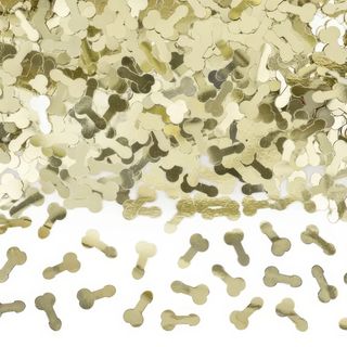 Bordkonfetti Penisser Guld