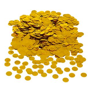 Bordkonfetti Rund Guld Metallic