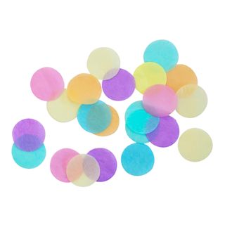 Bordkonfetti Rund Pastel