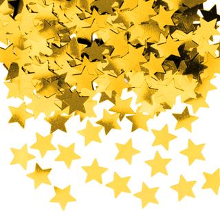 Bordkonfetti Stjerner Guld Metallic
