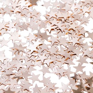 Bordkonfetti Stjerner Roséguld Metallic