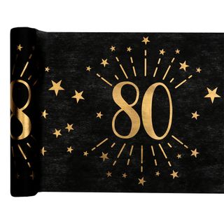 Bordløber Sparkling 80 Sort/Guld