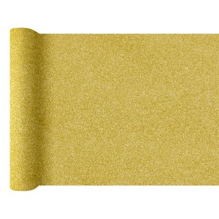 Bordløber Guld Glitter