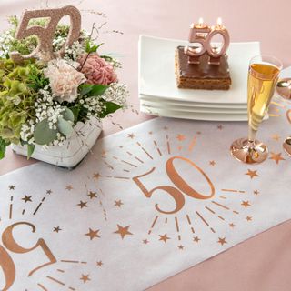 Bordløber Sparkling Rosaguld