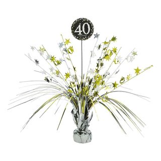 Borddekoration 40 Guld/Sølv Glitter