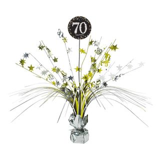 Borddekoration 70 Guld/Sølv Glitter
