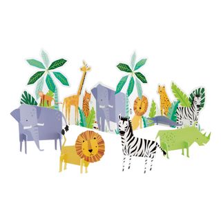 Borddekoration Safari Sæt