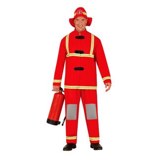 Brandman Röd Maskeraddräkt