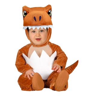 Ruskea T-Rex Vauvan Naamiaisasu