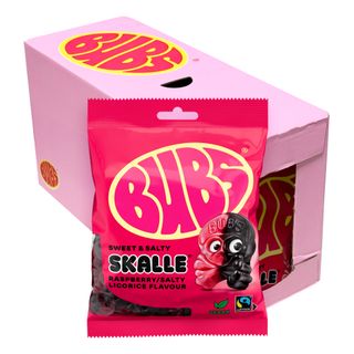 BUBS Hindbær Salty Lakrids Skalle Økonomipakke