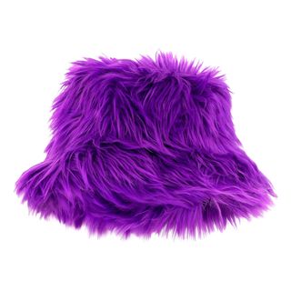 Bucket Hat Fluffy Lilla