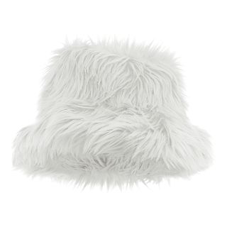 Bucket Hat Fluffy Hvid