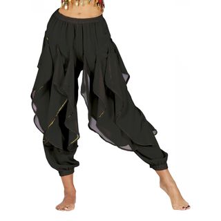 Byxor Orientaliska Svart/Guld Dam