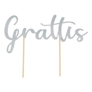 Cake Topper Grattis Hopea