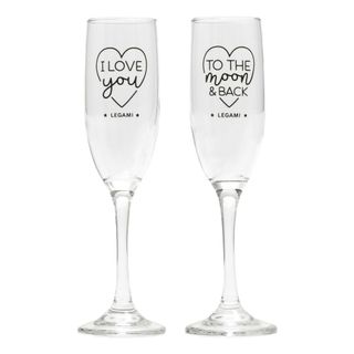 Champagneglas Cheers to Love
