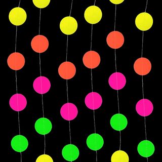 Cirkler UV Neon Guirlande