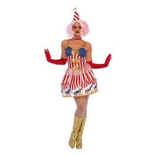 Klovn Karussel Kjole Deluxe Kostume