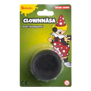 Klovnenæse i Skumgummi Sort