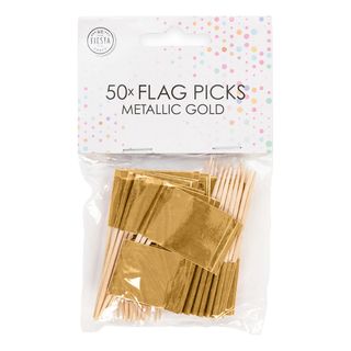 Cocktailflag Guld Metallic