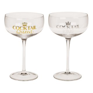 Cocktailglas Sæt King & Queen