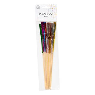 Cocktailpinde Flerfarvede Metallic