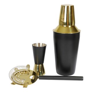 Cocktailsæt Guld/Sort