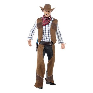Cowboy Ruskea Naamiaisasu