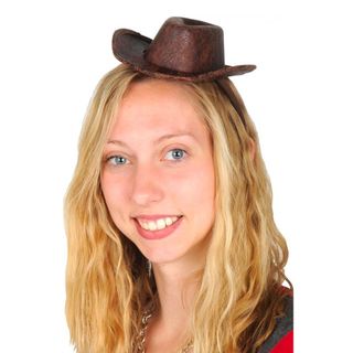 Cowboyhat Brun Mini