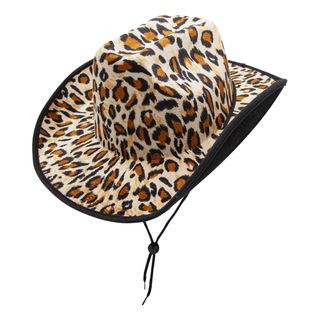 Leopardikuvioinen Cowboyhattu